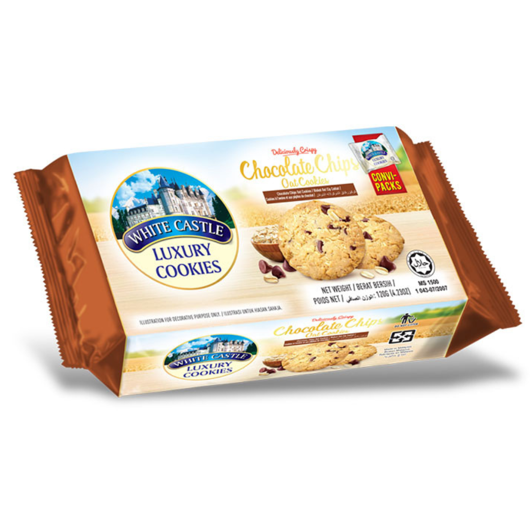 White Castle Chocolate Chips Oat Cookies 120g