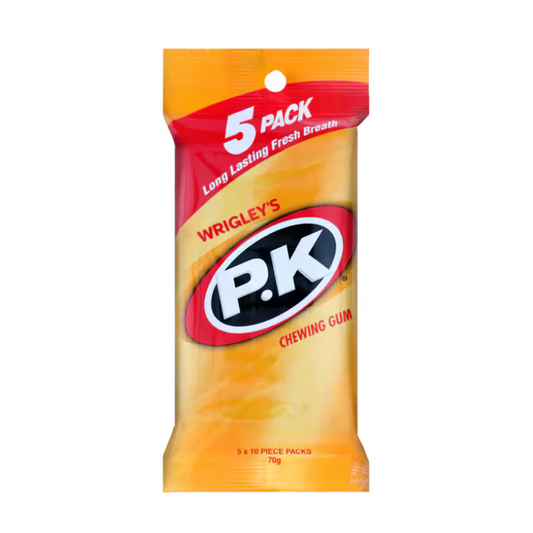 Wrigleys P.K Gum 70g 5pk